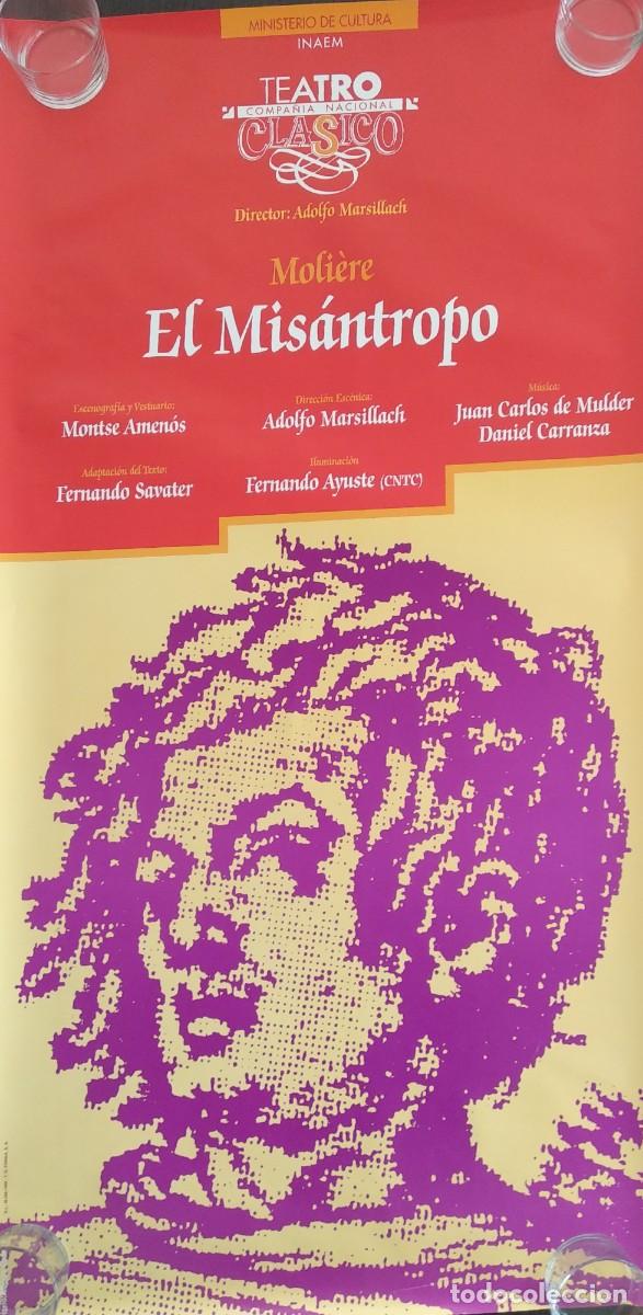 Carteles: CARTEL DE TEATRO. EL MIS&Aacute;NTROPO. - Foto 1