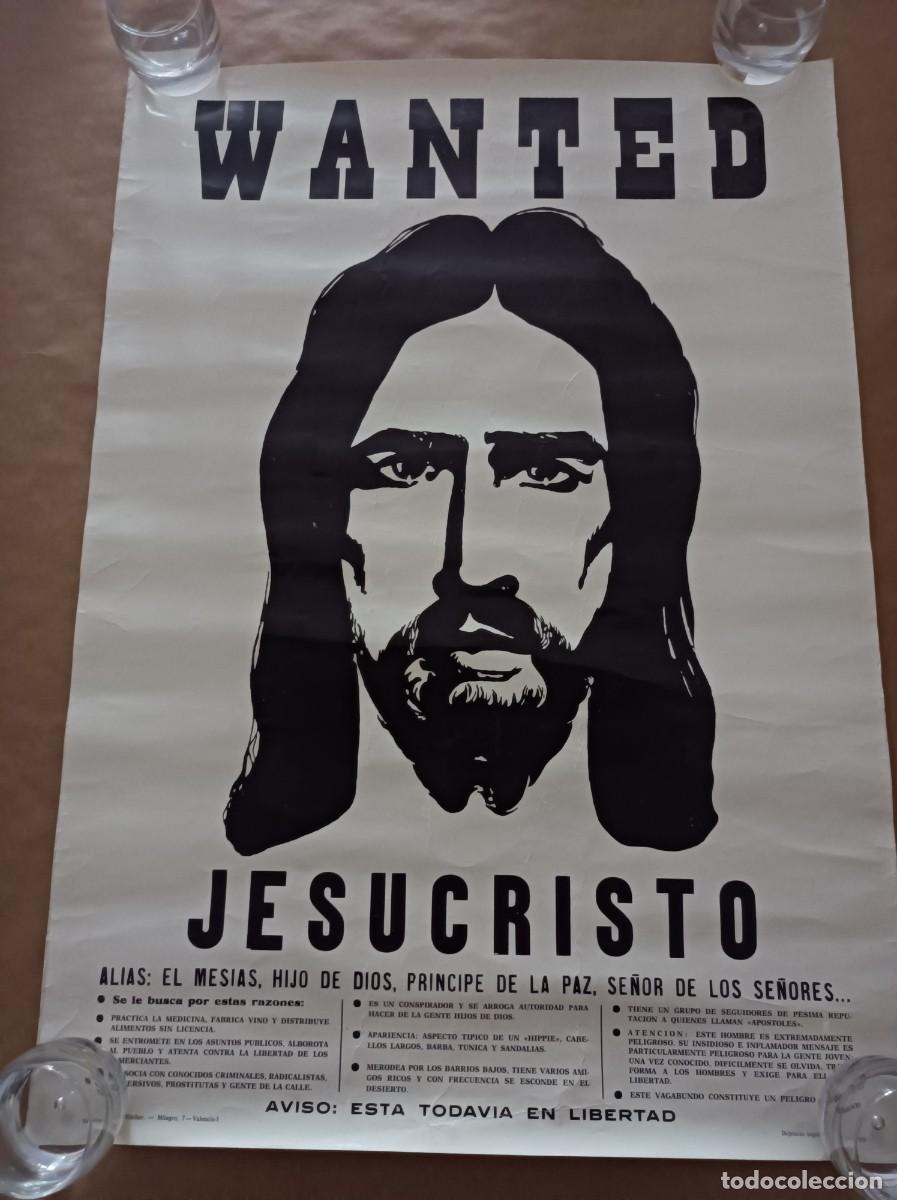 Carteles: CARTEL WANTED JESUCRISTO 1976 - Foto 1