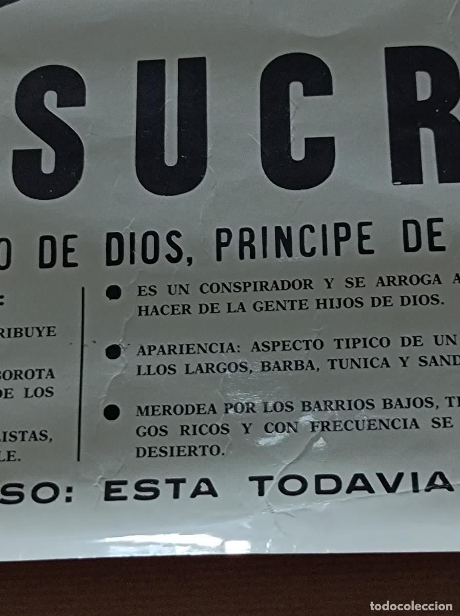 Carteles: CARTEL WANTED JESUCRISTO 1976 - Foto 2