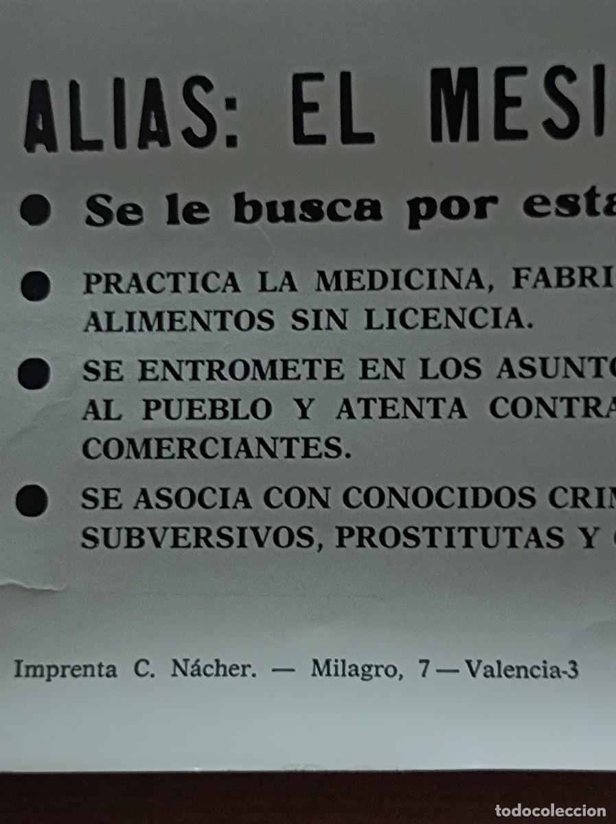 Carteles: CARTEL WANTED JESUCRISTO 1976 - Foto 3
