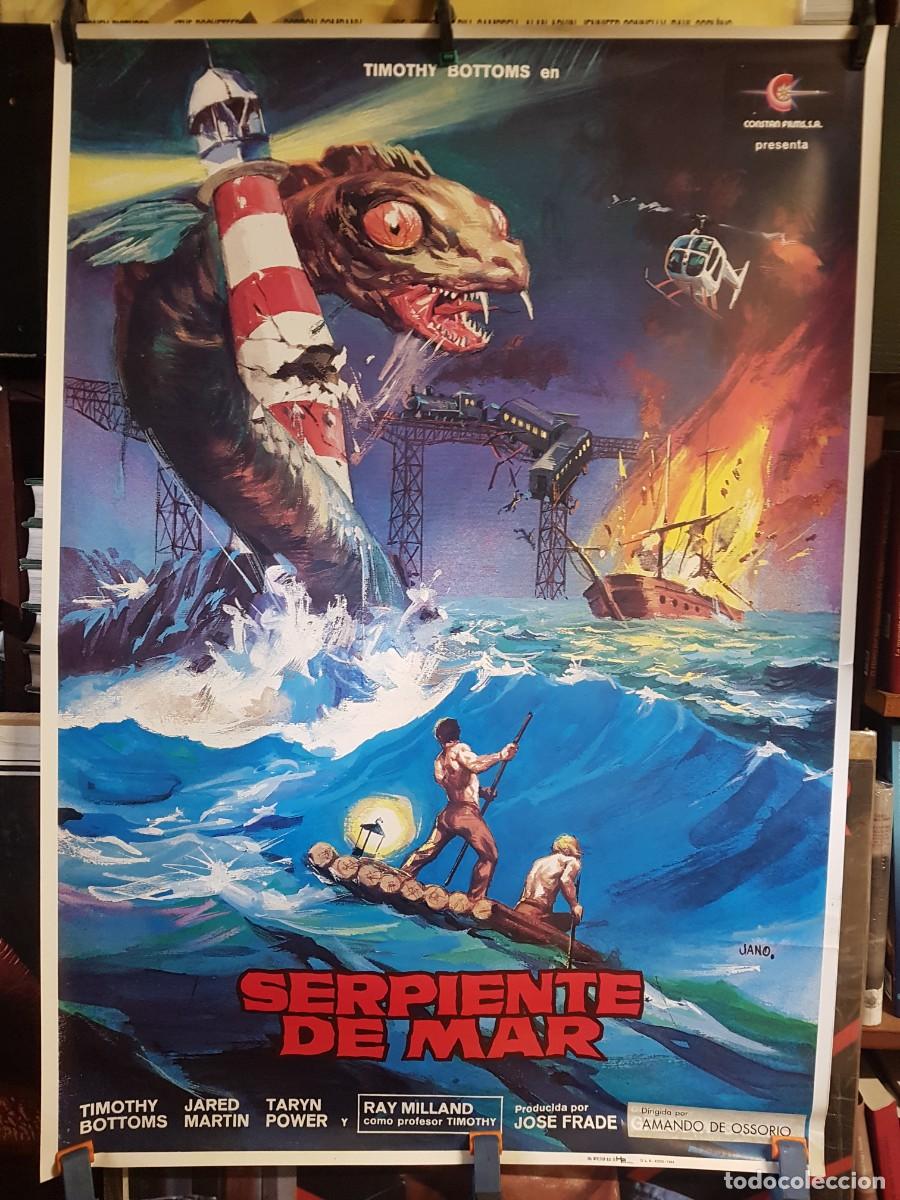 Carteles: CARTEL SERPIENTE DE MAR 70CMX100CM (ORIGINAL) - Foto 1