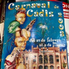 Carteles: CARTEL CARNAVAL DE CADIZ AÑO 2003 - MEDIDA 68X48 CM. Lote 393154569
