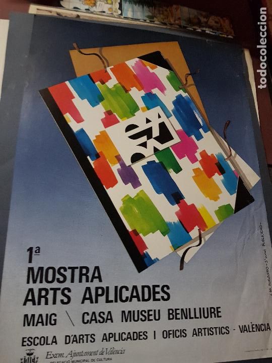Carteles: 1&ordf; MOSTRA ARTS APLICADAS 68X49 CM - Foto 1