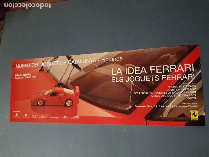 Carteles: LA IDEA FERRARI 1999 21X60 CM - Foto 1