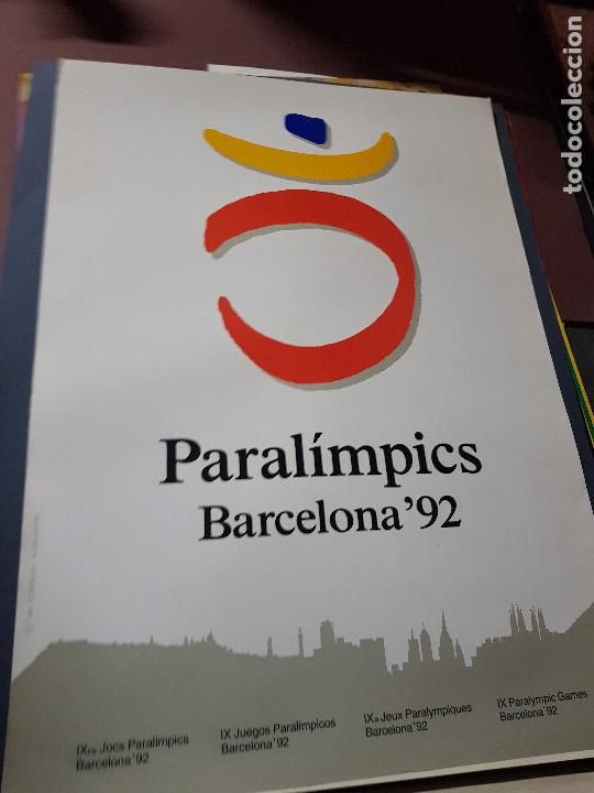 Carteles: PARALIMPICS BARCELONA 92 69X50 CM - Foto 1