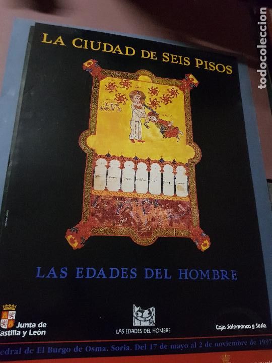 Carteles: LAS EDADES DEL HOMBRE 1997 68X48 CM - Foto 1