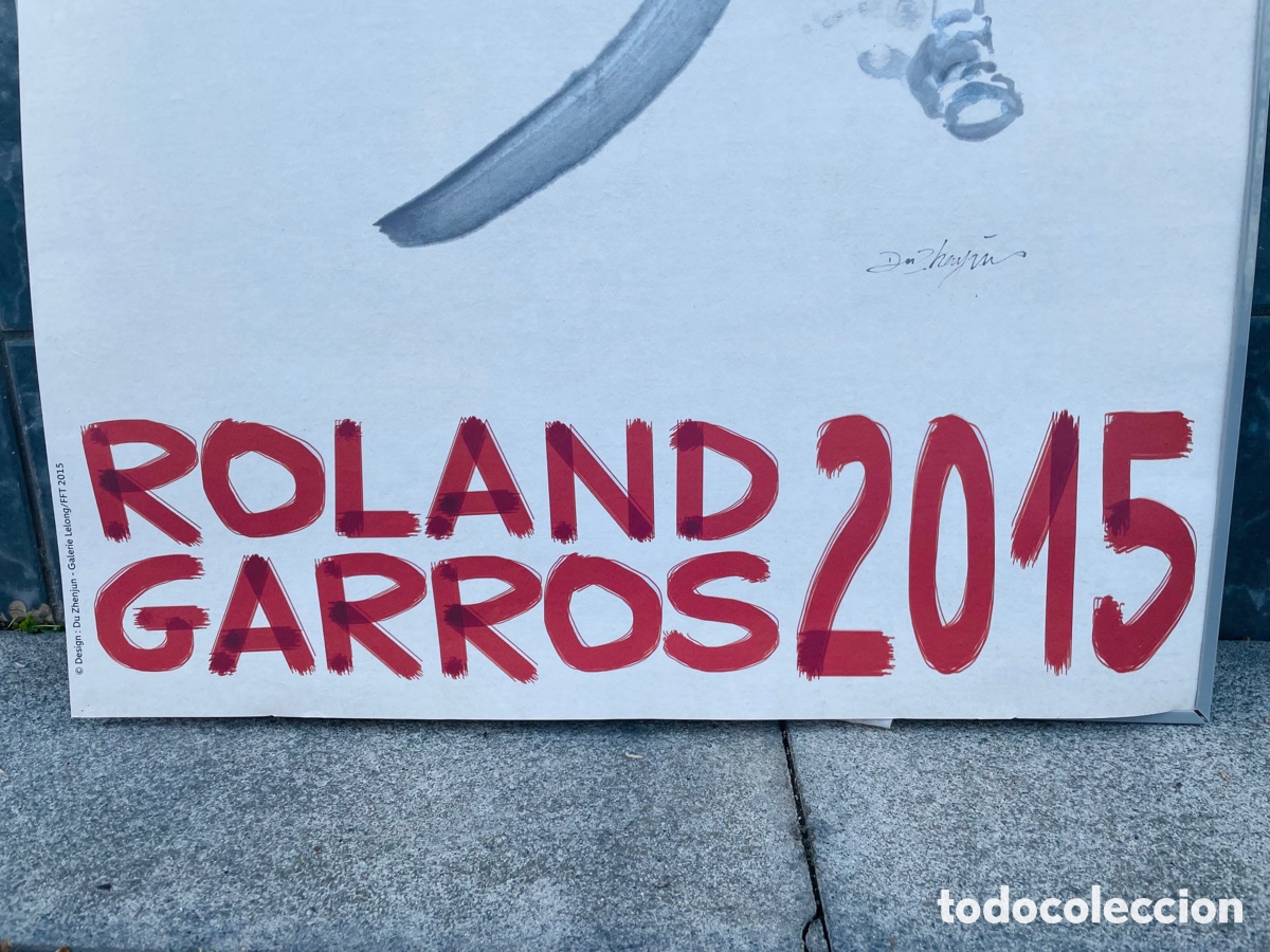 Roland Garros, 2015 by Du Zhenjun Art Print Original Tennis French Open Poster | eBay