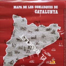 Carteles: POSTER DE LAS COMARCAS DE CATALUNYA - PUBLICIDAD DE BANESTO-BANCO ESPAÑOL DE CREDITO