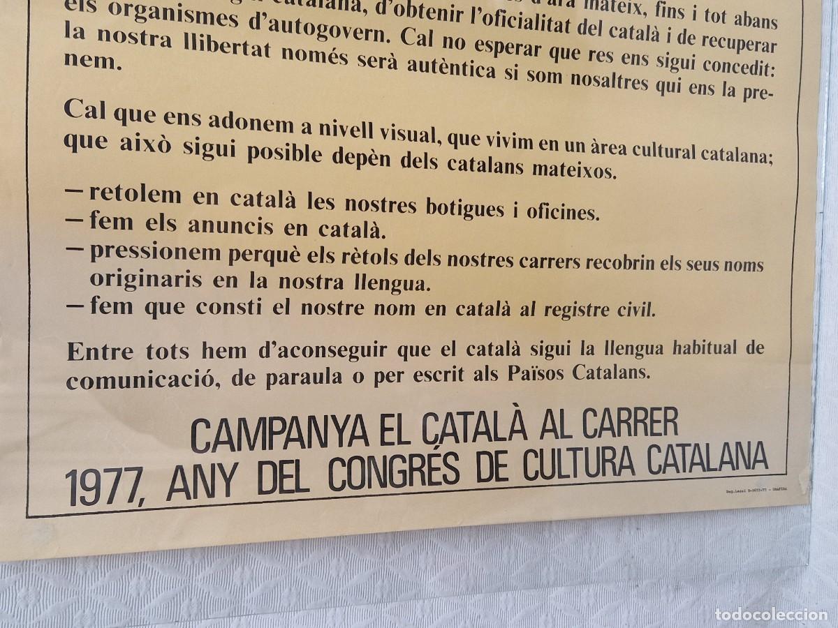Carteles: CARTEL CATALANS CATALANITZEM CATALUNYA!!! - Foto 2