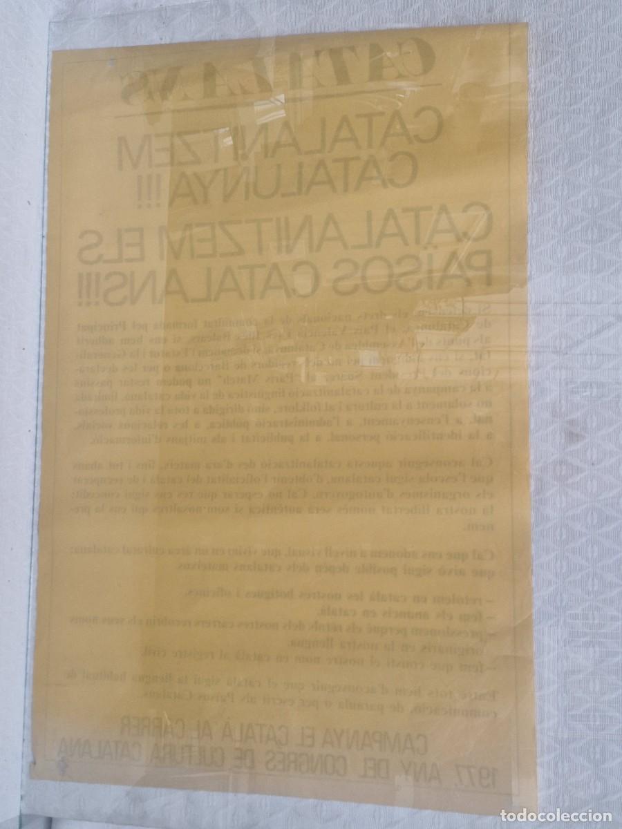 Carteles: CARTEL CATALANS CATALANITZEM CATALUNYA!!! - Foto 4
