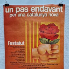 Carteles: CARTEL POLITICO DEL PARTIDO SOCIALISTA DE CATALUNYA (PSC) - (PSOE).