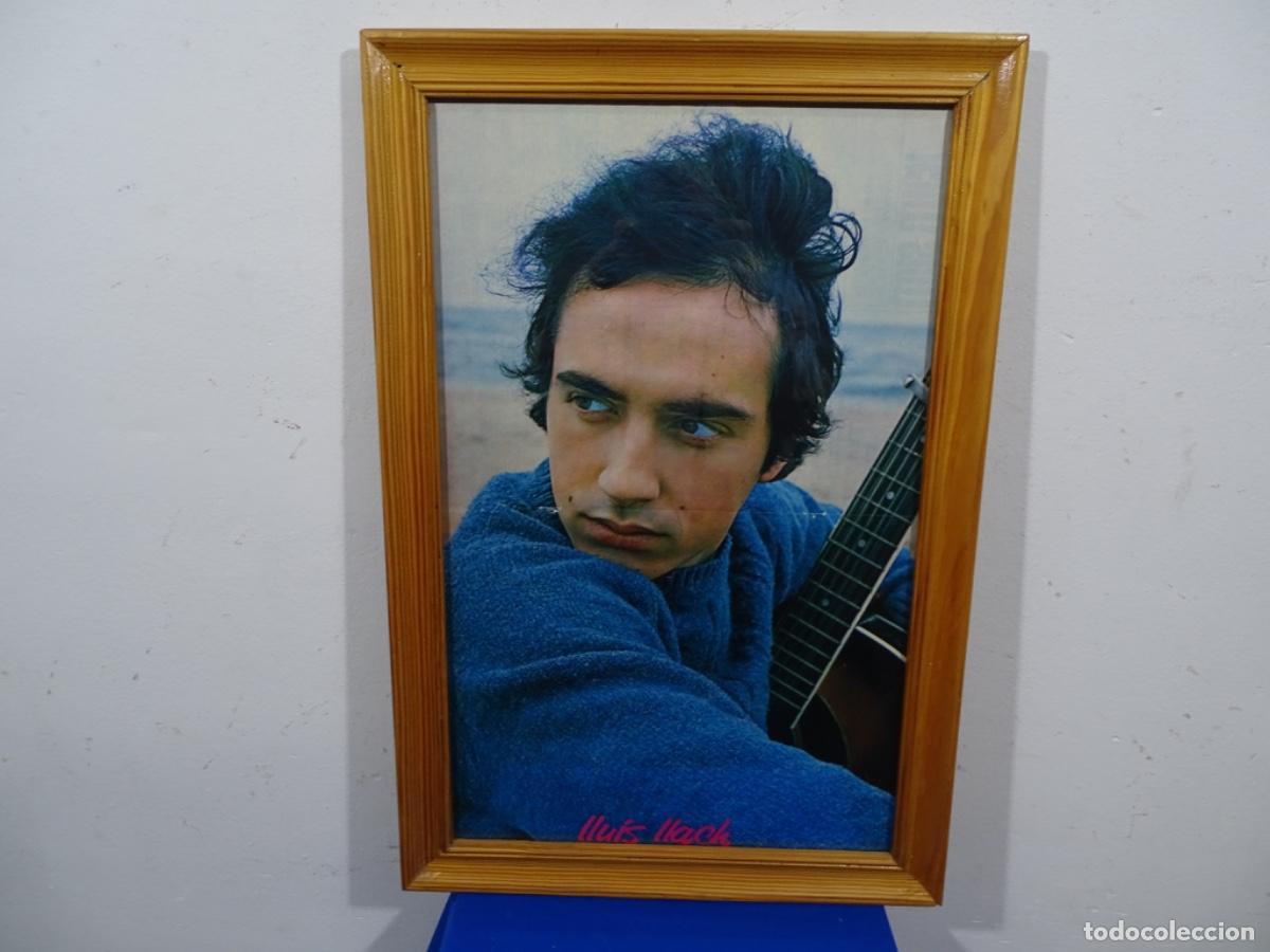 Carteles: P&Oacute;STER LLU&Iacute;S LLACH ENMARCADO. - Foto 1