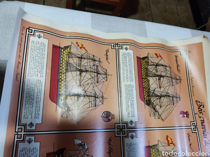 Carteles: Cartel seis nav&iacute;os de la Armada Espa&ntilde;ola - Foto 2