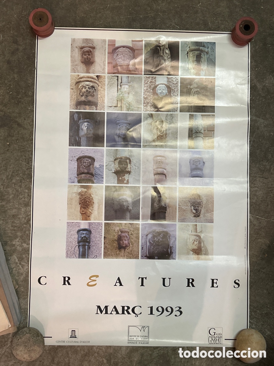 Carteles: CARTEL EXPOSICI&Oacute;N CREATURES ALCOY - Foto 1