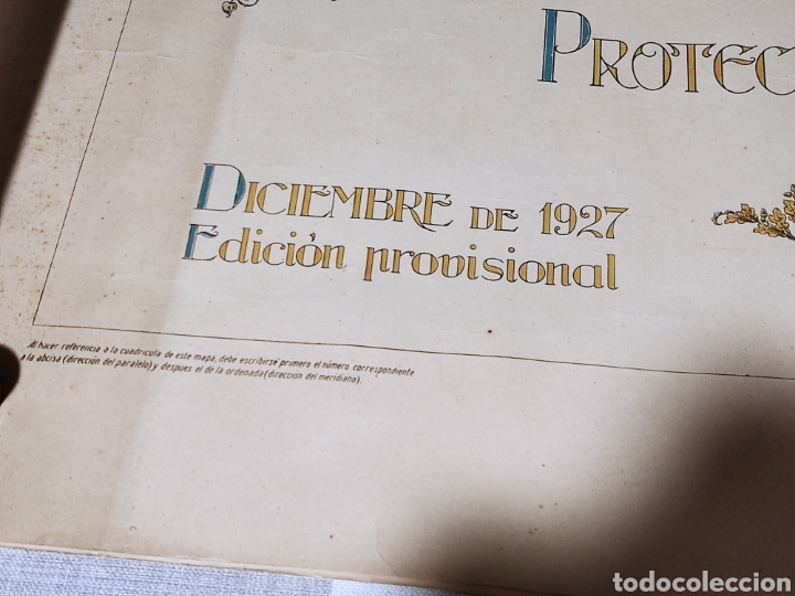 Carteles: Mapa de Marruecos protectorado espa&ntilde;ol 1927 - Foto 4