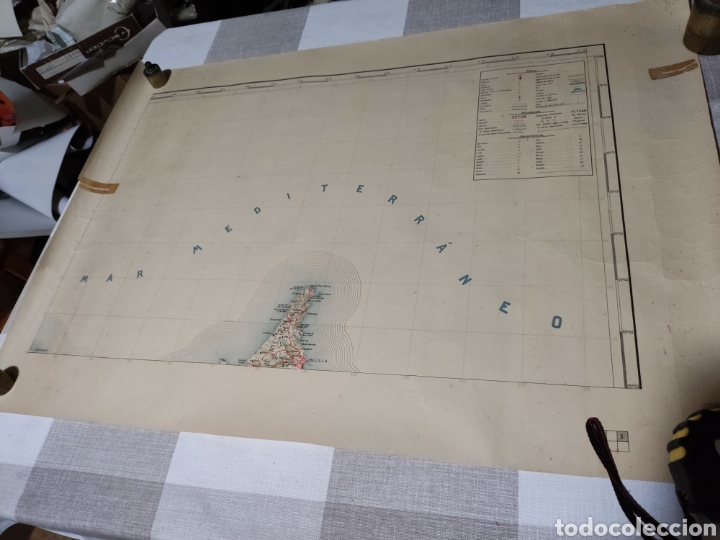 Carteles: Mapa de Marruecos protectorado espa&ntilde;ol 1927 - Foto 7