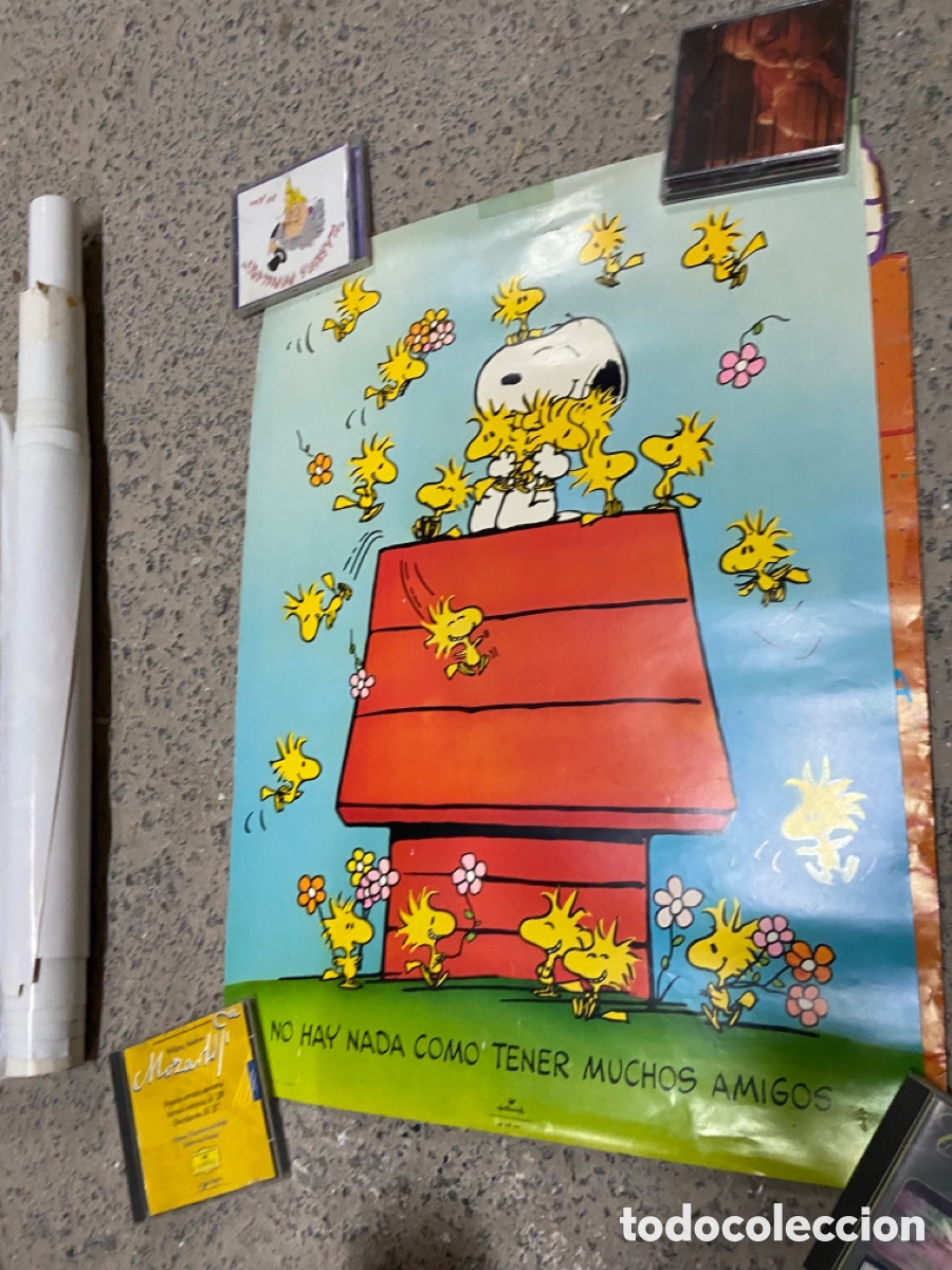 Carteles: Antiguo cartel snoopy peanuts - Foto 1