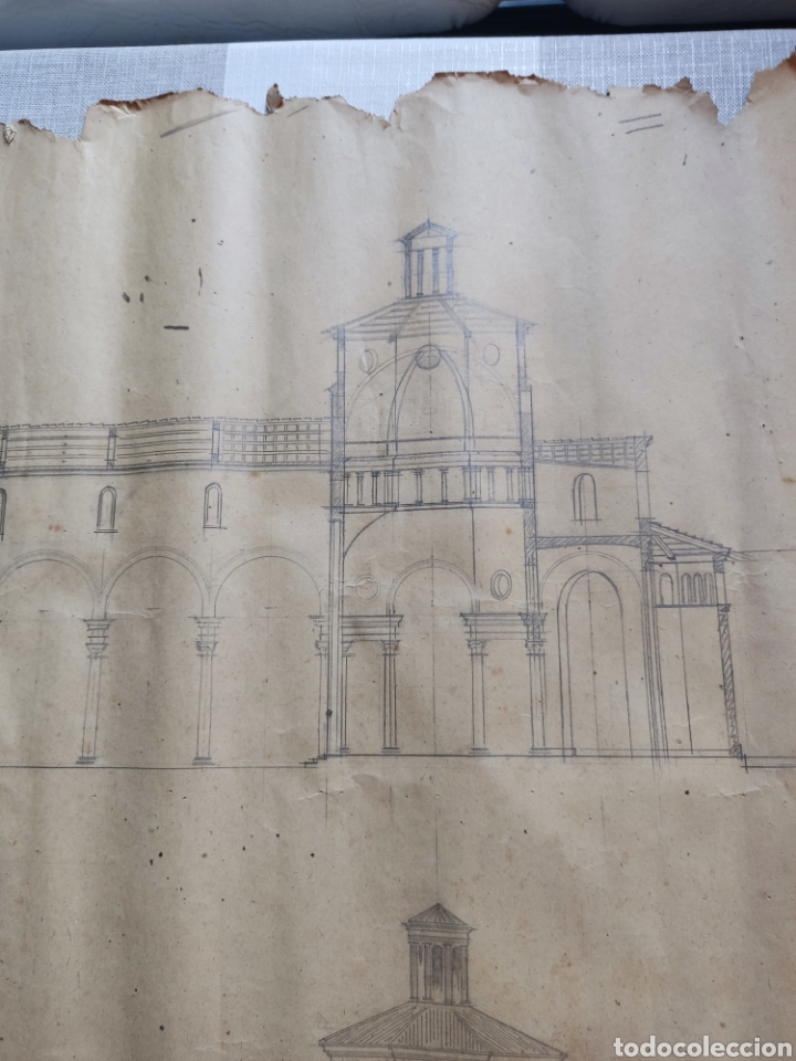 Carteles: Plano arquitect&oacute;nico antiguo, iglesia - Foto 3