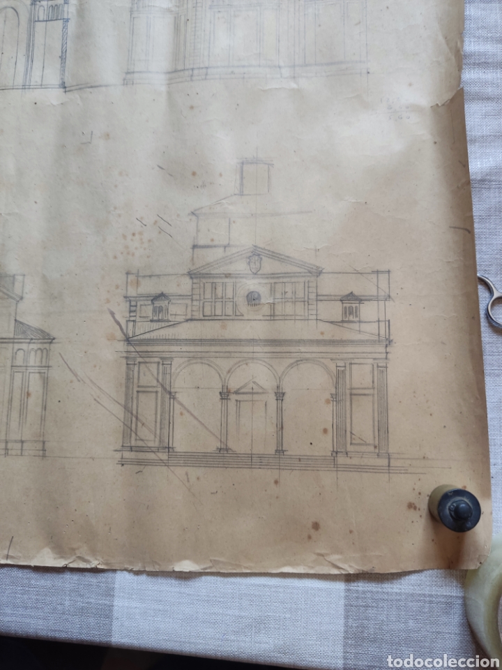 Carteles: Plano arquitect&oacute;nico antiguo, iglesia - Foto 5