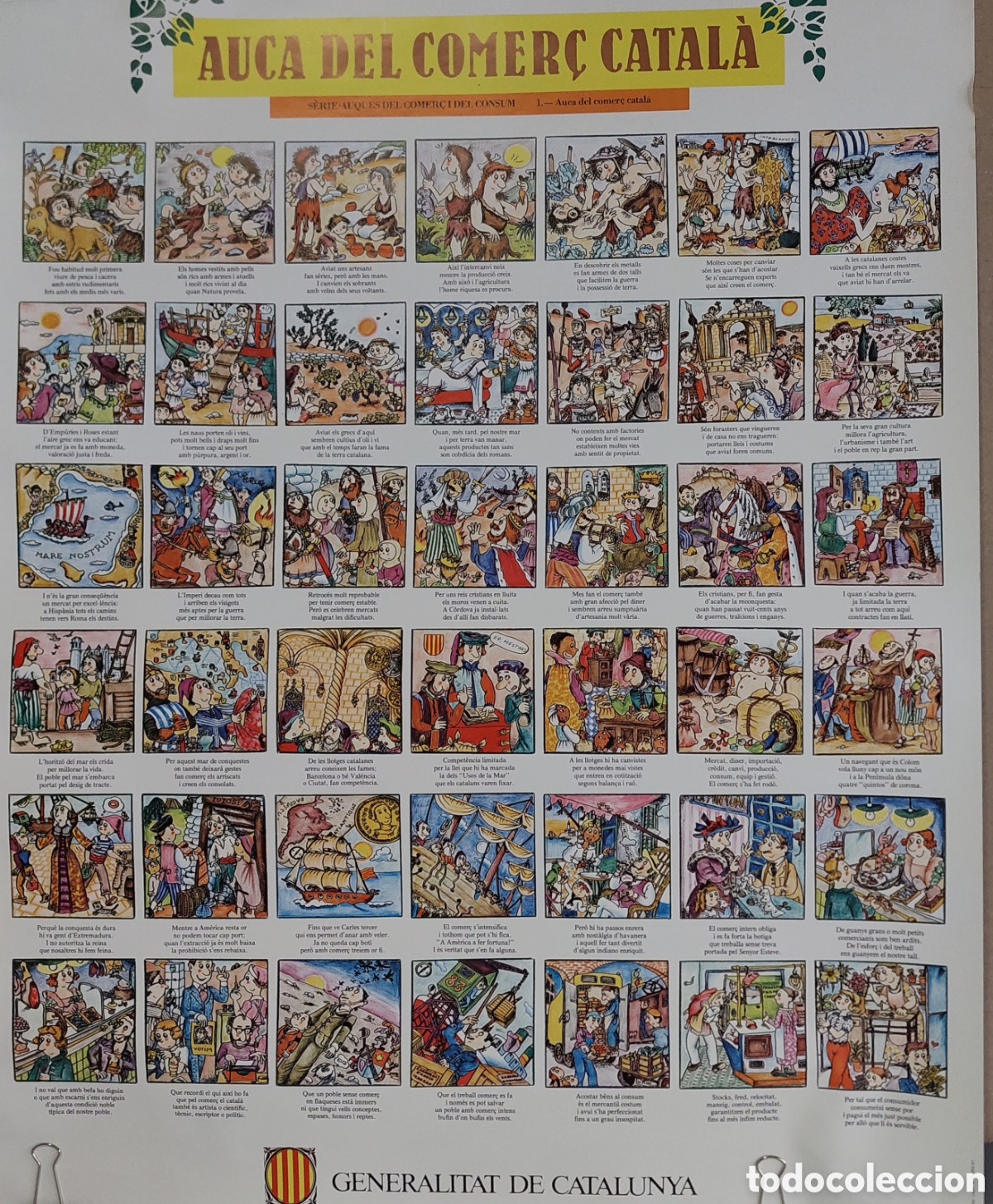Carteles: Auca del Comer&ccedil; Catal&agrave; 1981 - Foto 1