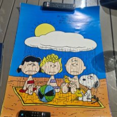 Carteles: SNOOPY CARLITOS WOODSTOCK LUCY 1987 MADE IN SPAIN