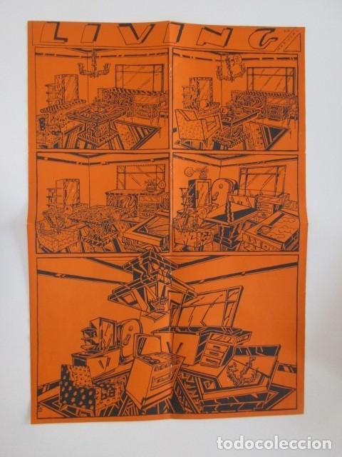Carteles: JAVIER MARISCAL - LIVING - POSTER ORIGINAL 1976 - Foto 3