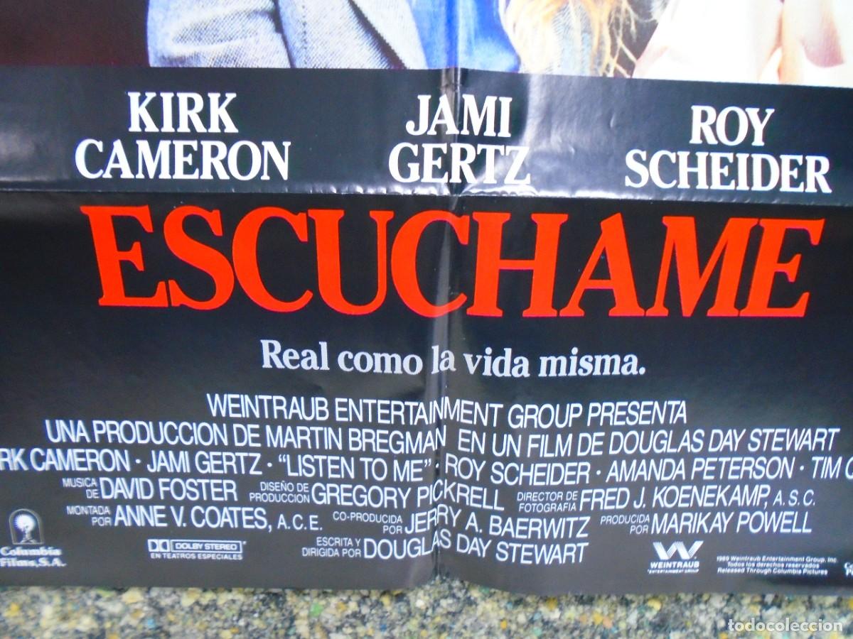 Carteles: CINE. ESCUCHAME . CARTEL ORIGINAL. 97X68 CM. - Foto 2