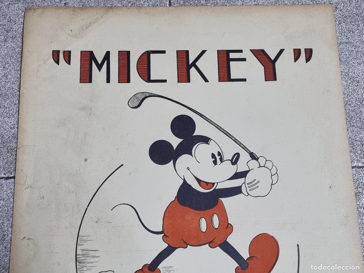 Carteles: CARTEL. ANONYMOUS-MICKEY, SPANISCHER KOPFSALAT (GOLF)- DECADA DE 1940. - Foto 2