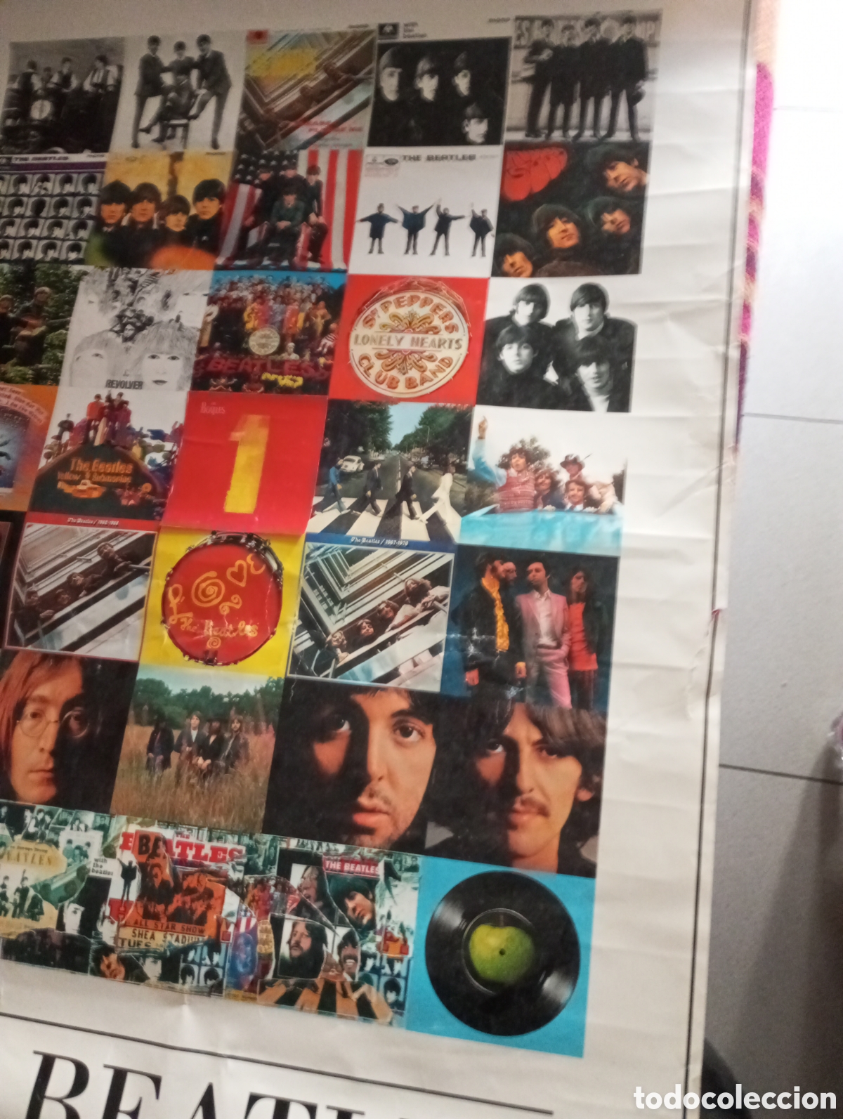 Carteles: Poster car&aacute;tulas de los beatles de 1999 90x64 cms - Foto 2
