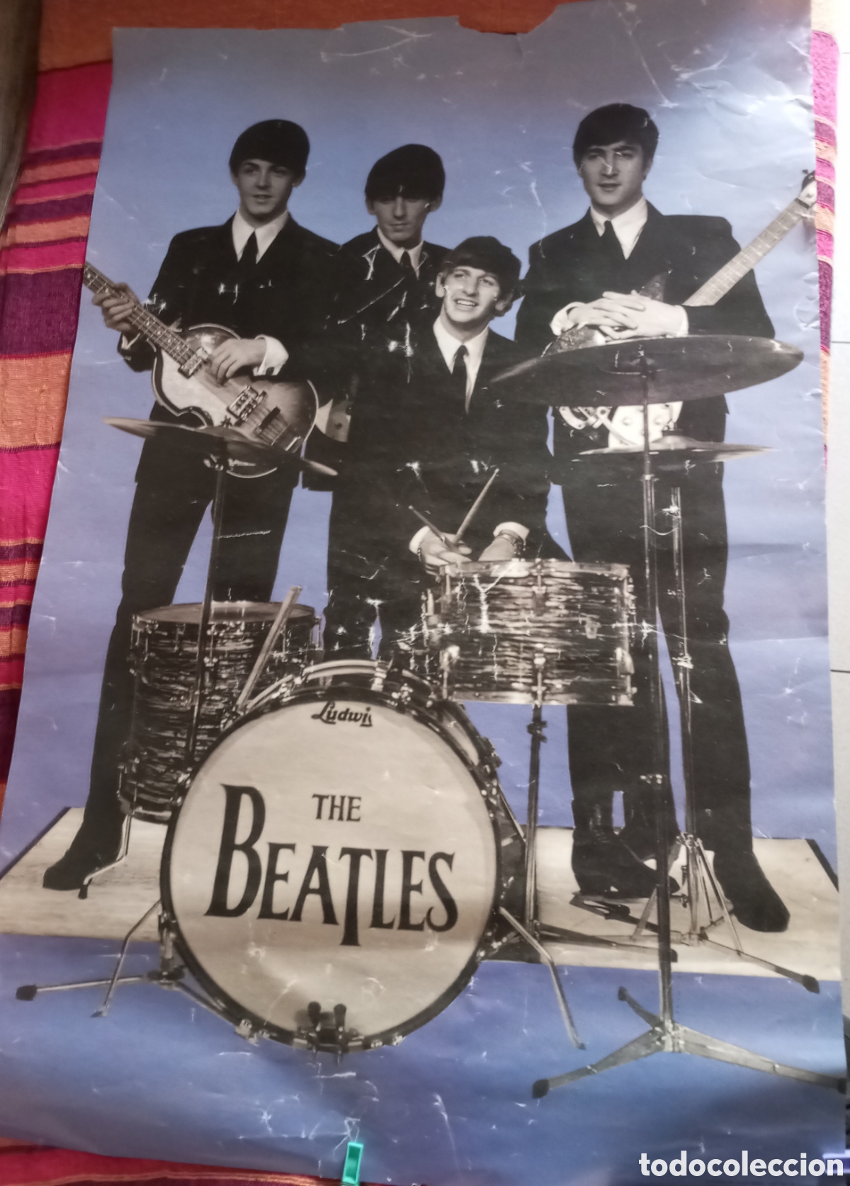 Carteles: Poster de los beatles,no se la fecha mide 92x61 cms - Foto 3