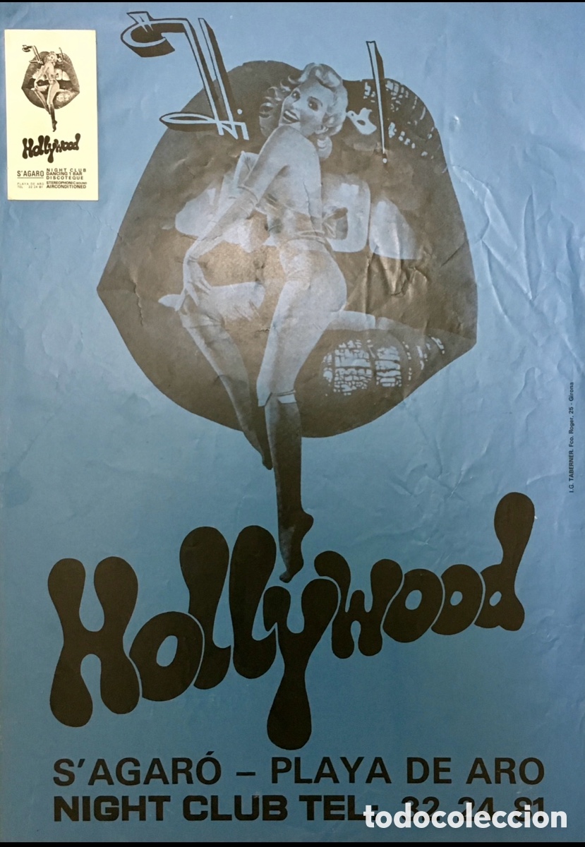 Carteles: Cartel Offset. &ldquo;HOLLYWOOD&rdquo;. - Foto 1