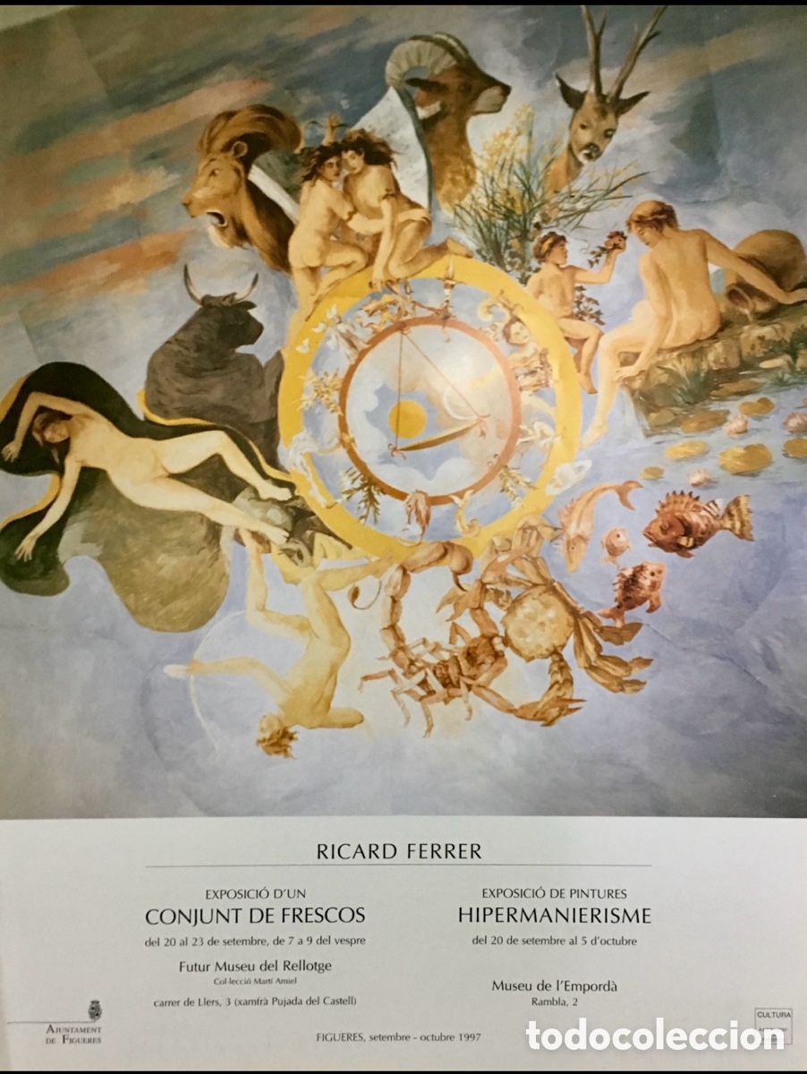 Carteles: Cartel de Exposici&oacute;n. Richard Ferrer. - Foto 1