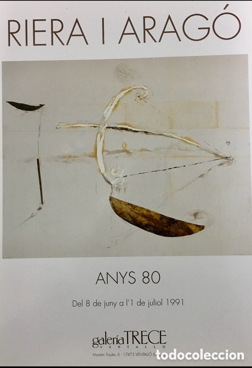 Carteles: Cartel Offset. RIERA I ARAGO. - Foto 1