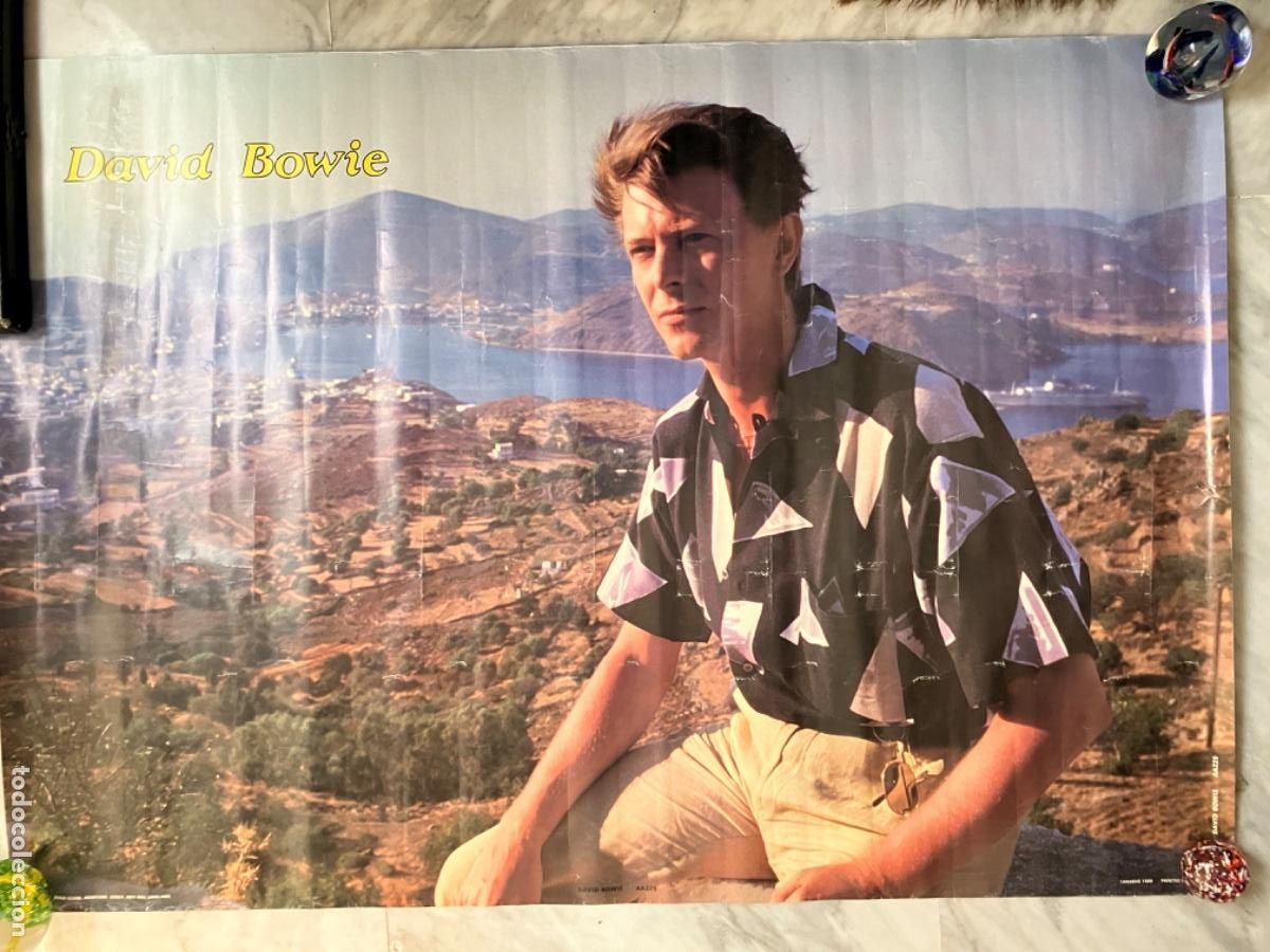 Carteles: DAVID BOWIE 1986 ANABAS 89x62 - Foto 2
