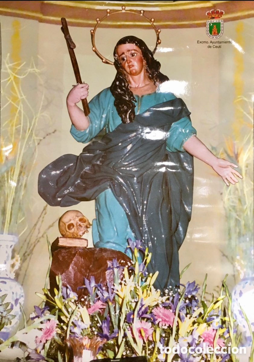 Carteles: Cartel. Maria Magdalena. Ceut&iacute;. - Foto 1