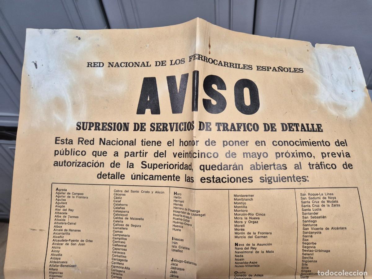 Carteles: Cartel aviso ferrocarriles - Foto 3