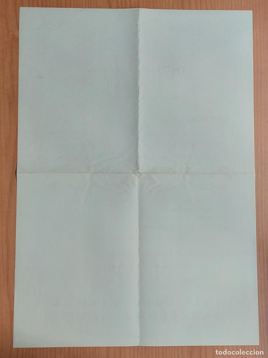 Carteles: CARTEL CENTENARIO THOMAS MANN - INSTITUTO ALEMAN BARCELONA 1975 - Foto 2