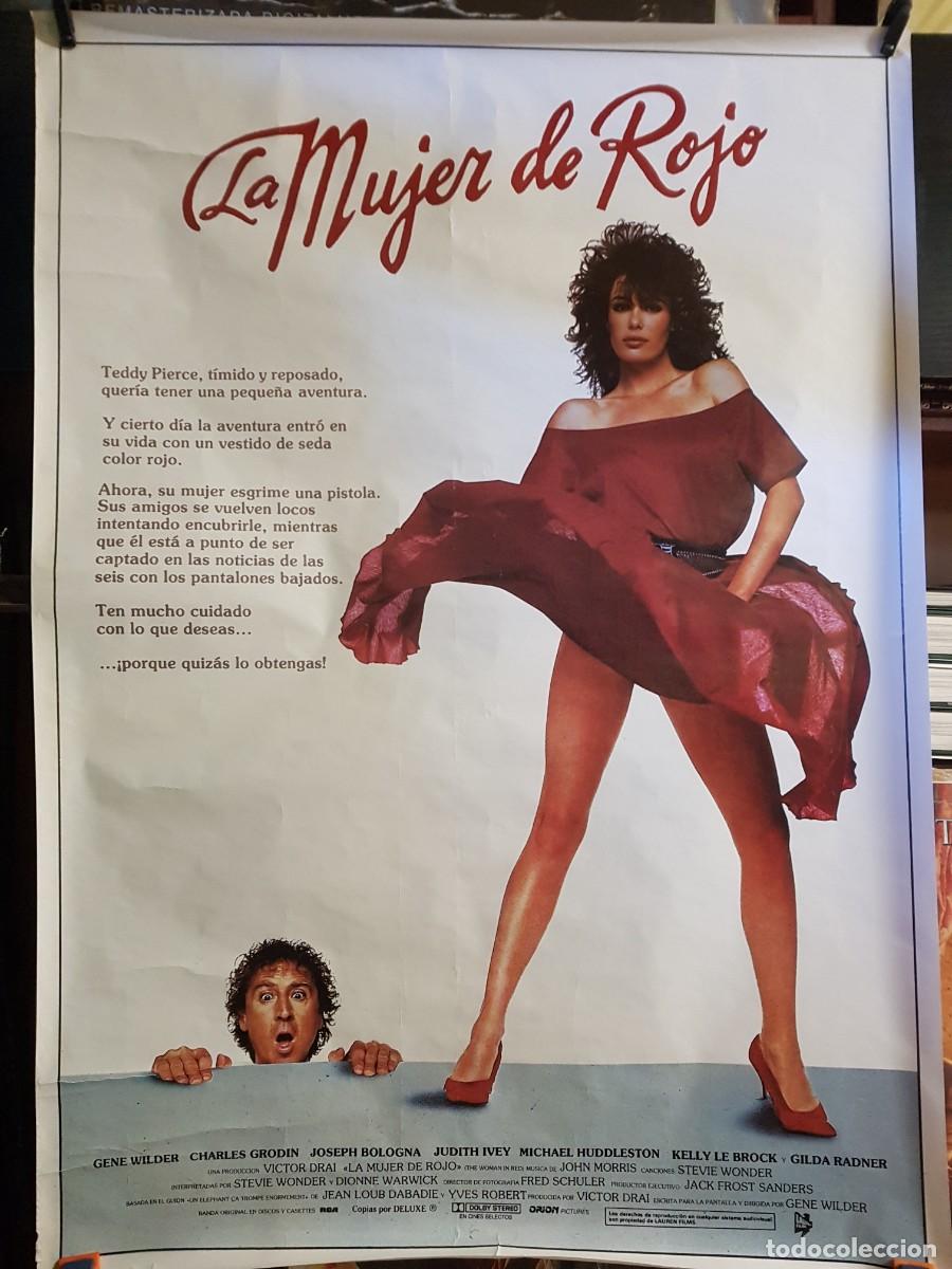 Carteles: CARTEL LA MUJER DE ROJO 70CMX100CM (ORIGINAL) - Foto 10