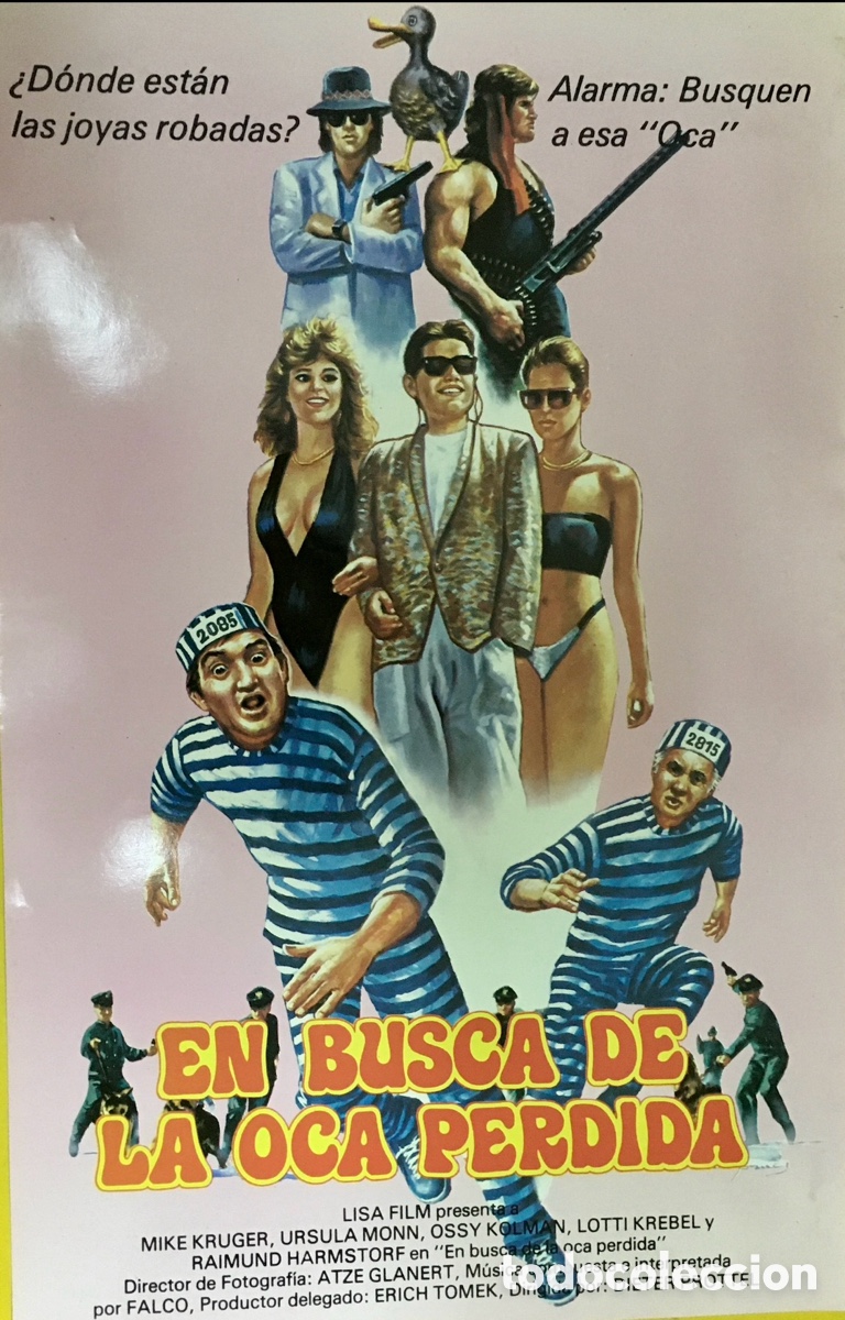 Carteles: Cartel de Pel&iacute;cula. &ldquo;En busca de la oca perdida&rdquo;. 1985. - Foto 1