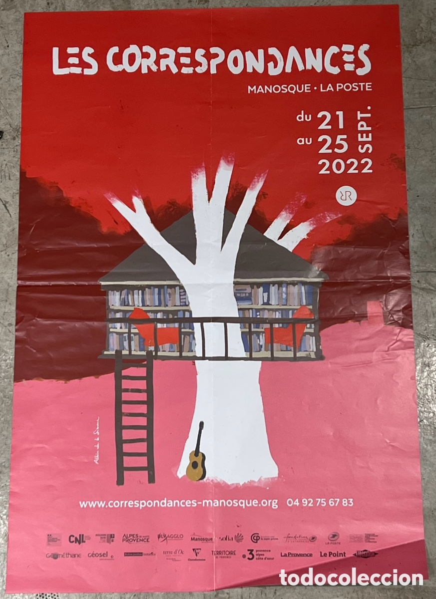 Carteles: Cartel. Les Correspondances. Manosque. 2022. - Foto 1