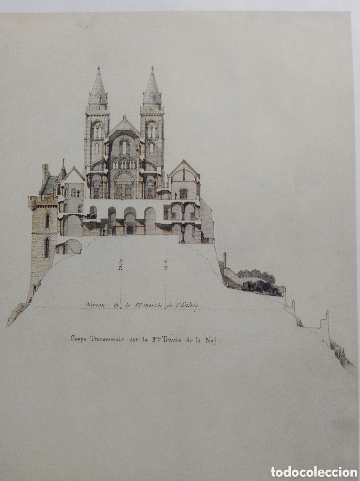 Carteles: Plano arquitectura Mont Saint-Michel - Foto 4