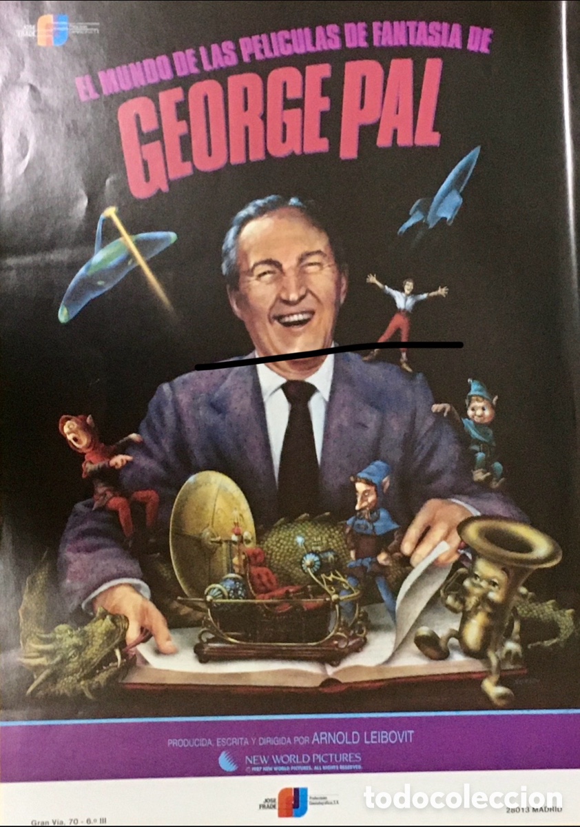 Carteles: Cartel de Pel&iacute;cula. &ldquo;George PAL&rdquo;. 1985. - Foto 1