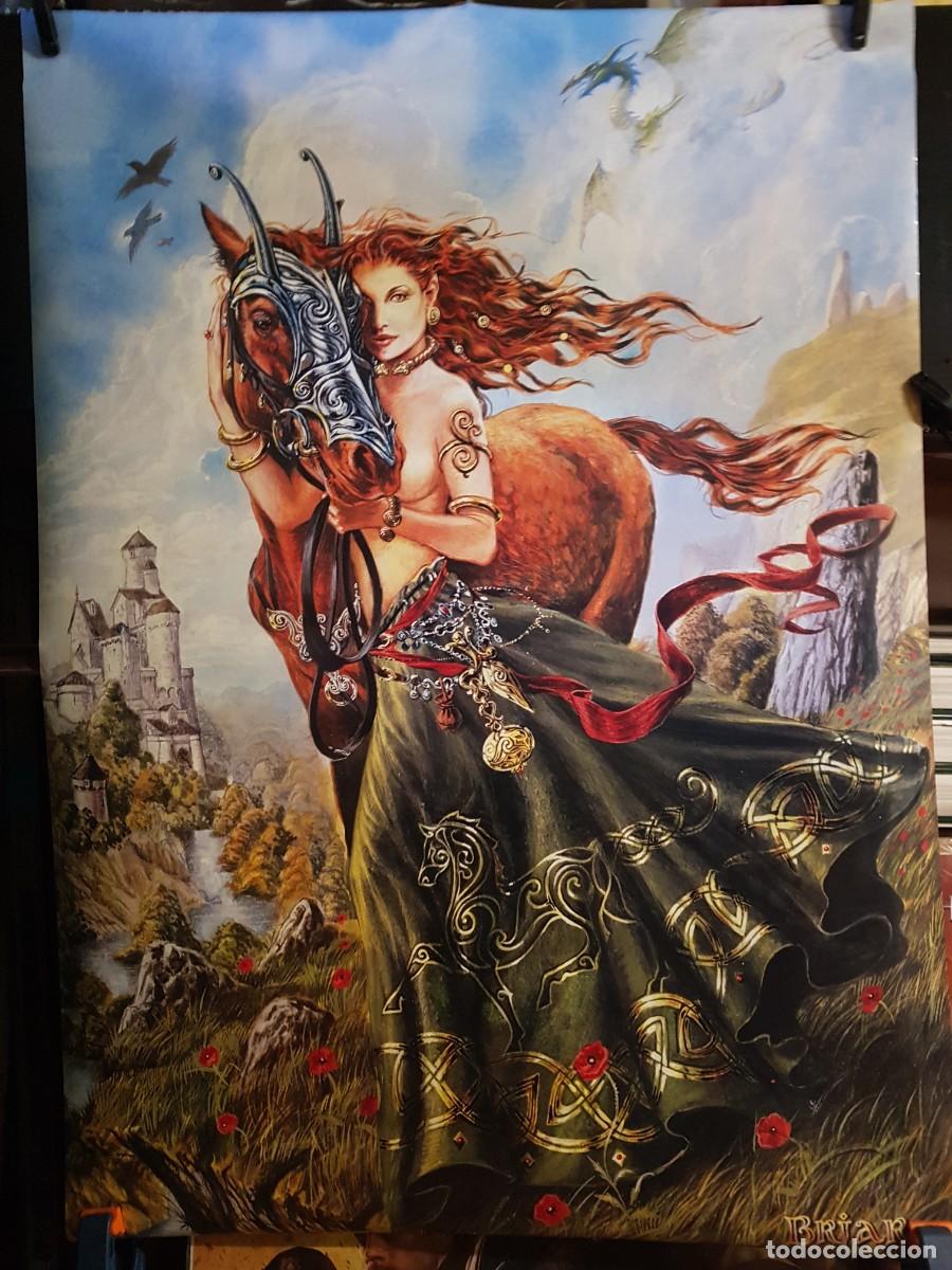 Carteles: POSTER RHIANNON CON CABALLO BRIAR 64CMX89CM - Foto 1