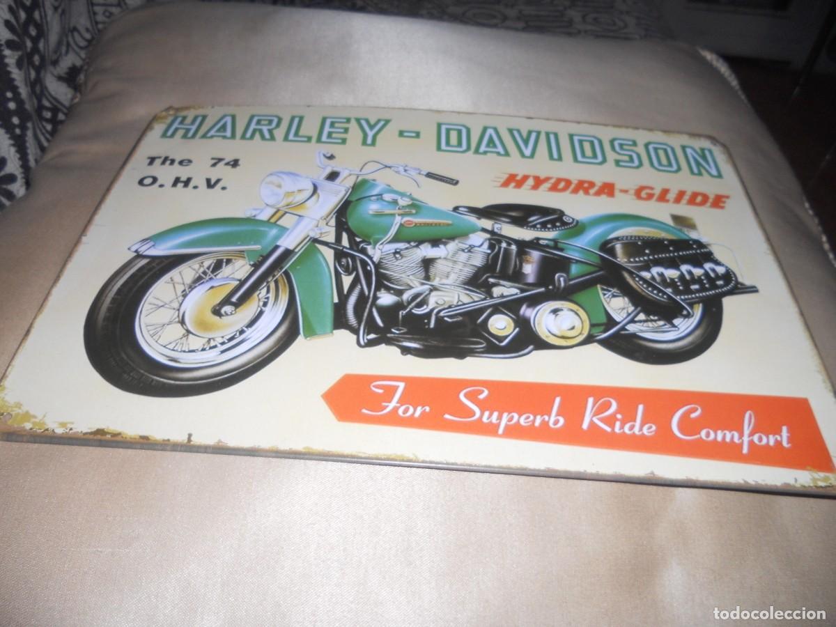 Carteles: CARTEL DE CHAPA DE HARLEY-DAVISODSON - Foto 5