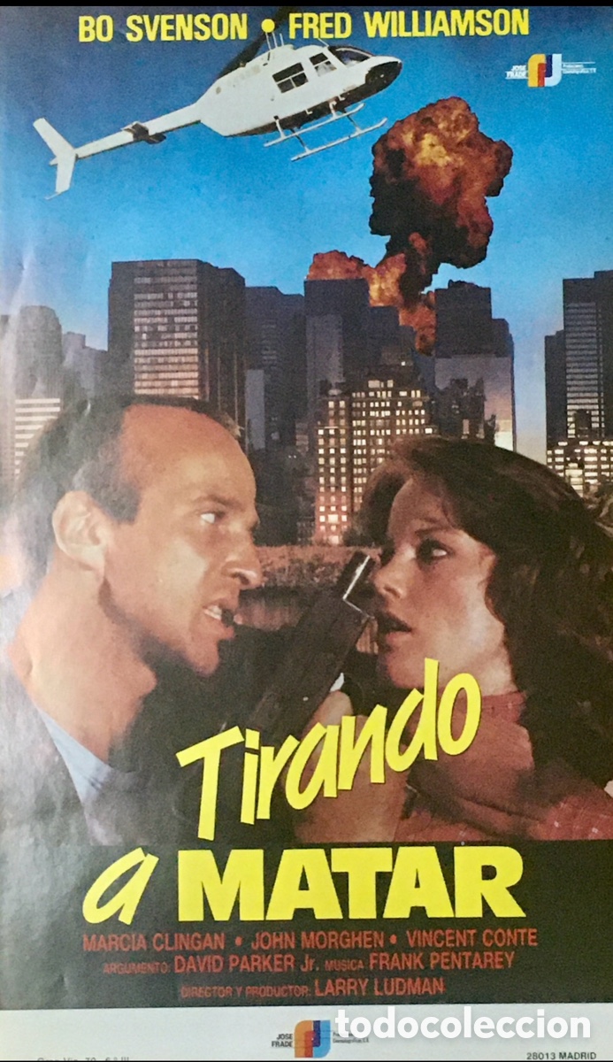 Carteles: Cartel de Pel&iacute;cula. &ldquo;Tirando a matar&rdquo;. 1985. - Foto 1