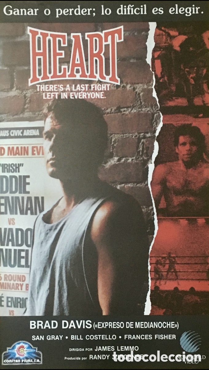 Carteles: Cartel de Pel&iacute;cula. &ldquo;Heart&rdquo;. 1988. - Foto 1