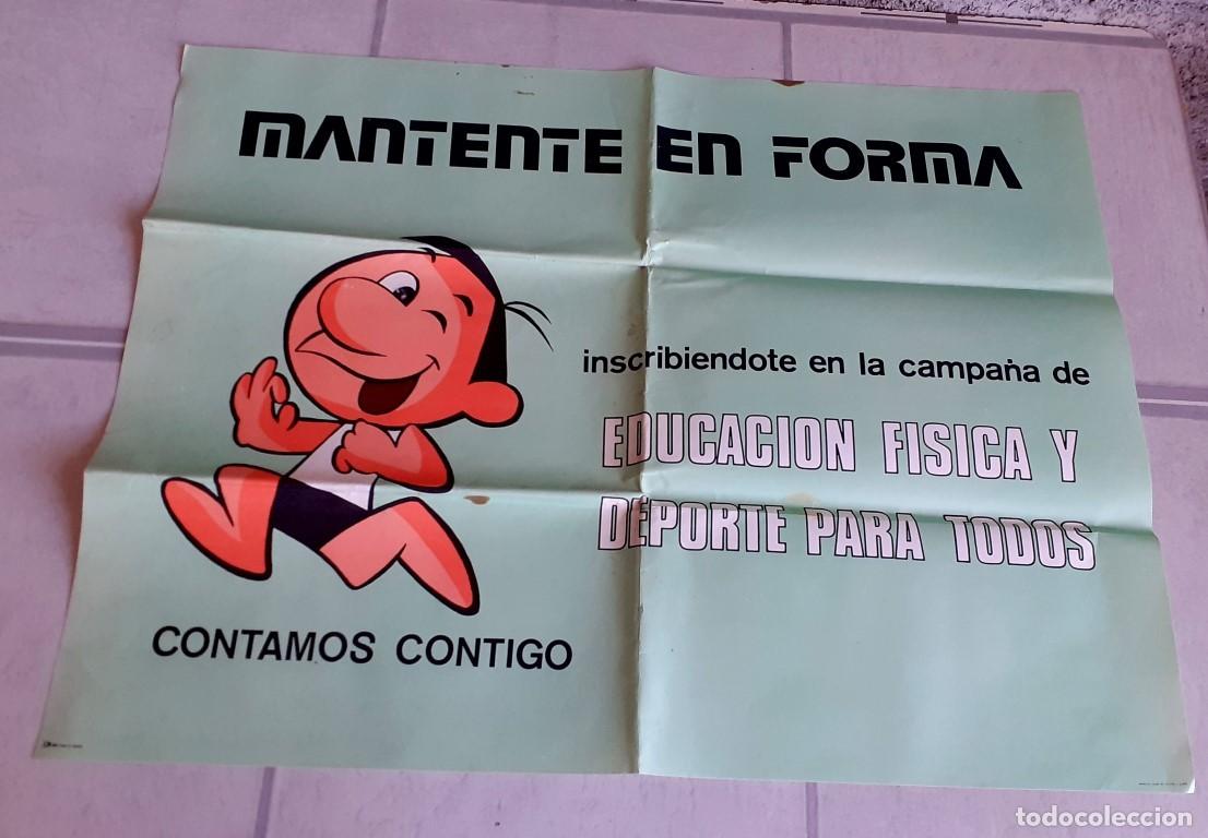 Carteles: Cartel 1972 MANTENTE EN FORMA - Foto 1