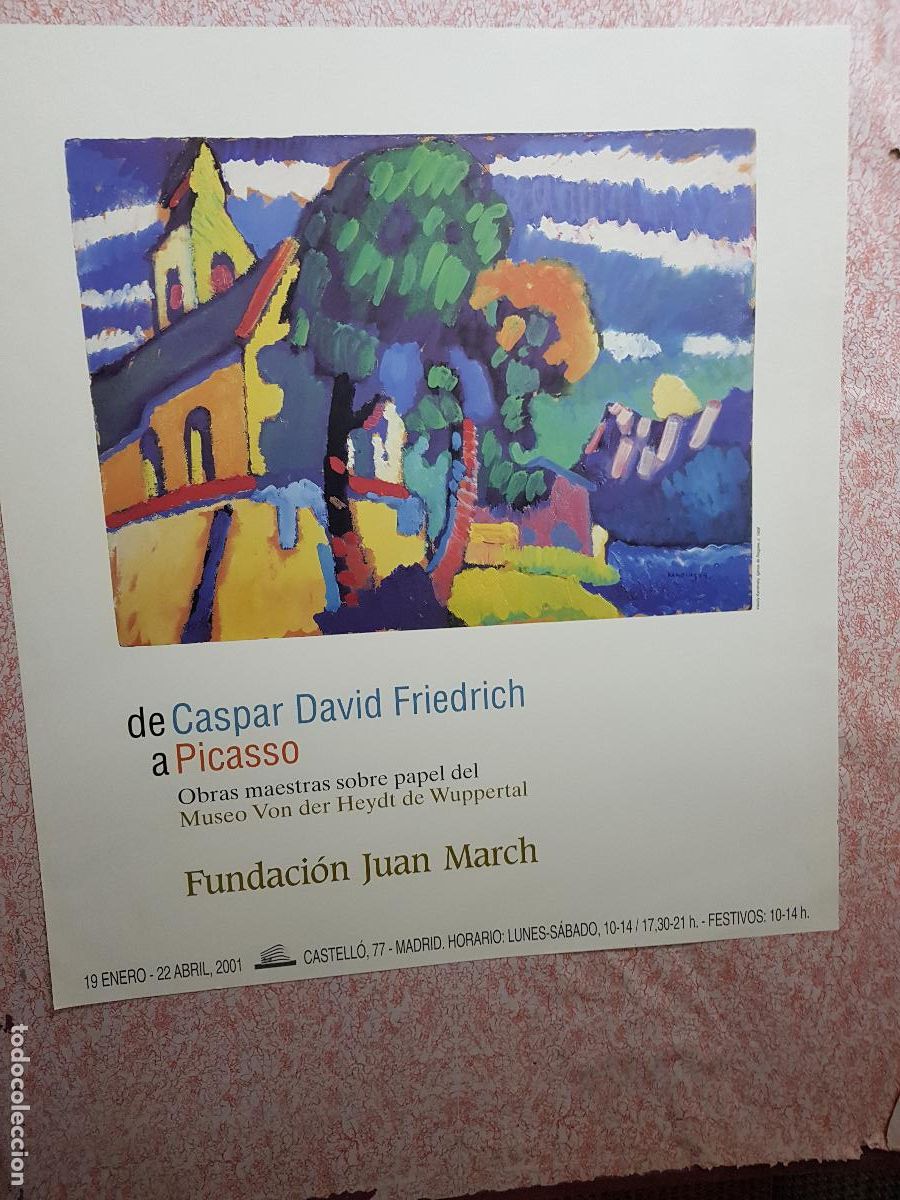 Carteles: DE CASPER DAVID FRIEDRICH A PICASSO - Foto 1