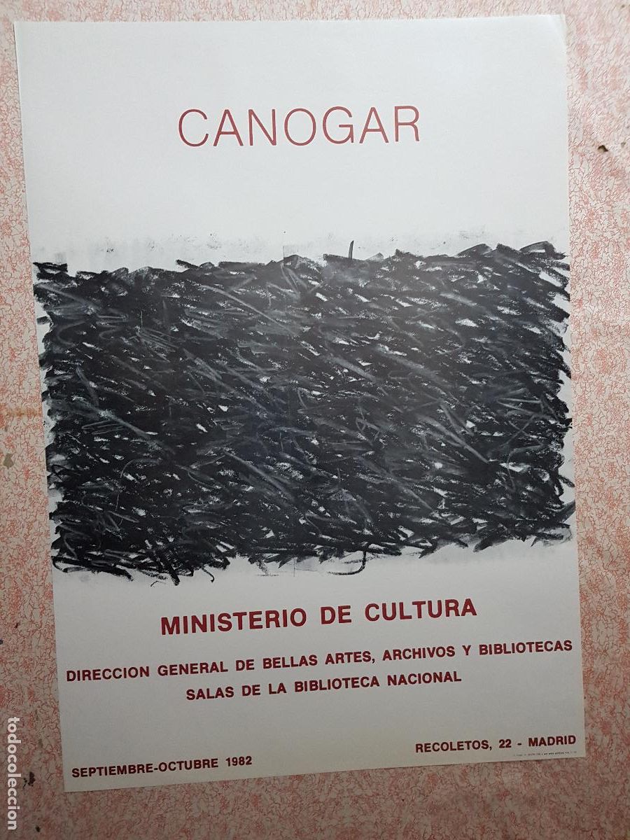 Carteles: CANOGAR-MINISTERIO DE CULTURA - Foto 1