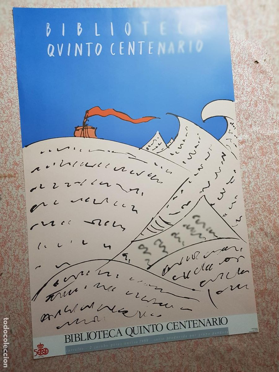 Carteles: BIBLIOTECA QUINTO CENTENARIO - Foto 1